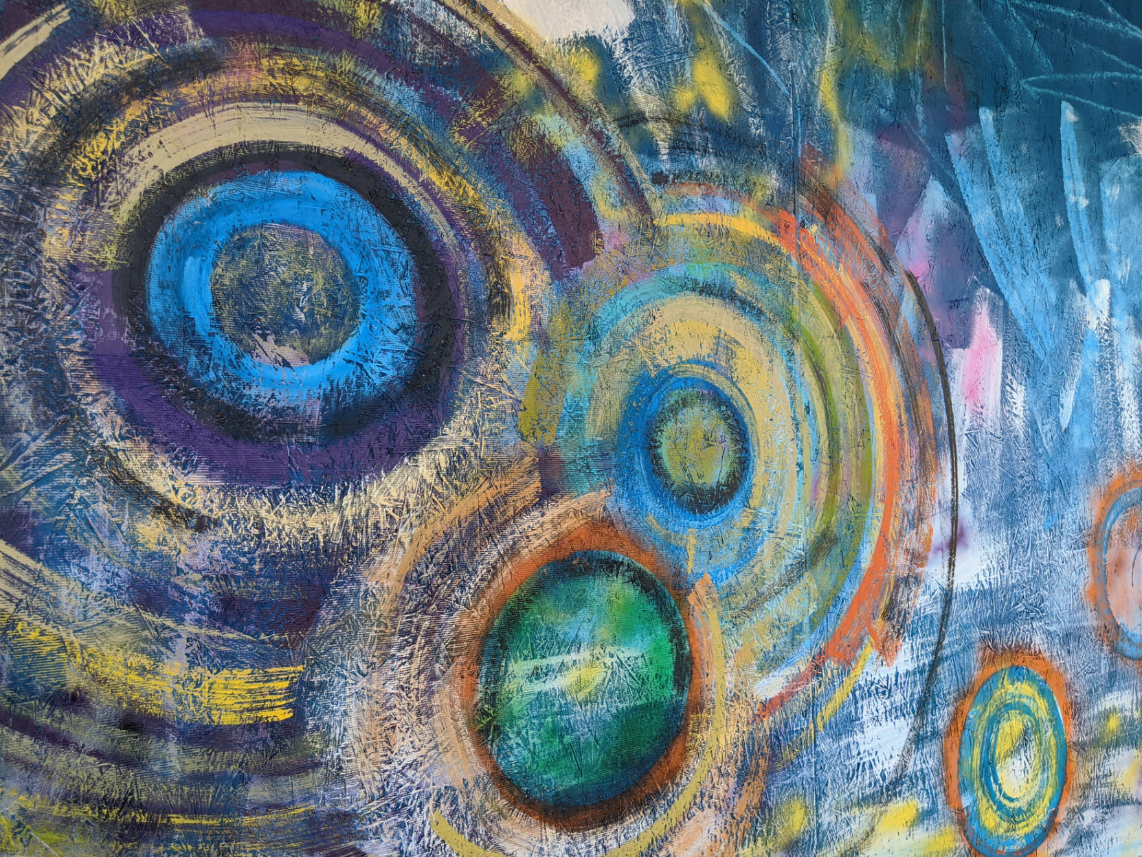 Painting downtown, Dakini Healing Arts